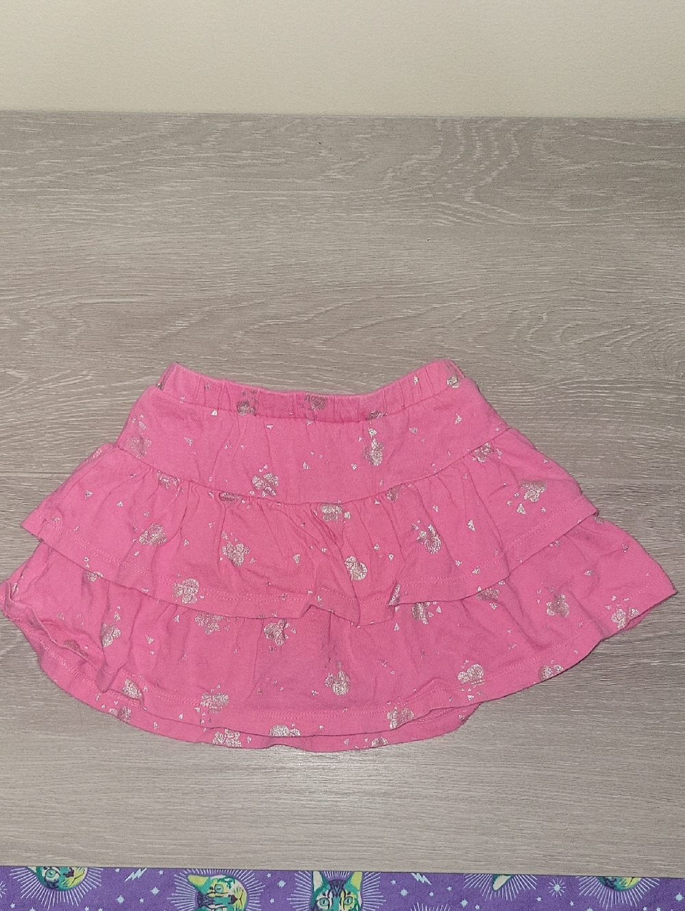 Disney Minnie Mouse Girls Pink  Cartwheel Scooter Skirt 2T